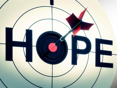 Hope Showing Sign Of Wishing And Hoping