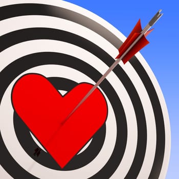 Heart Showing Love Passion Romance And Feeling
