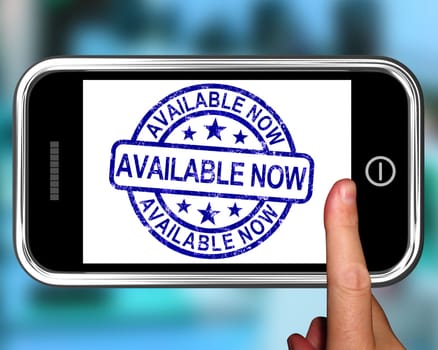 Available Now On Smartphone Shows In Stock Or Online Ordering