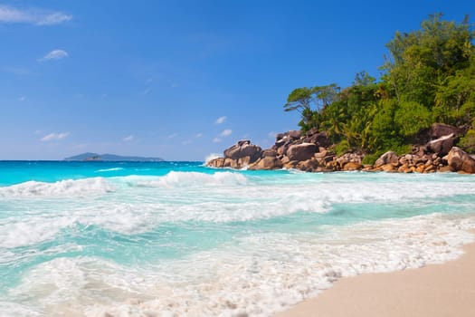 Dream beach Seychelles