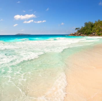 Dream beach Seychelles