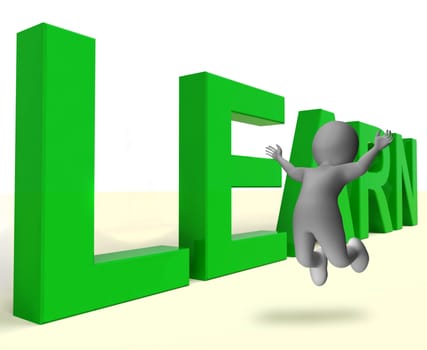 Learn Word Shows Education Training Or Learning