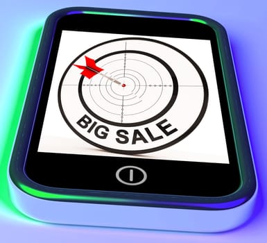 Big Sale On Smartphone Shows Special Promotion And Discounts