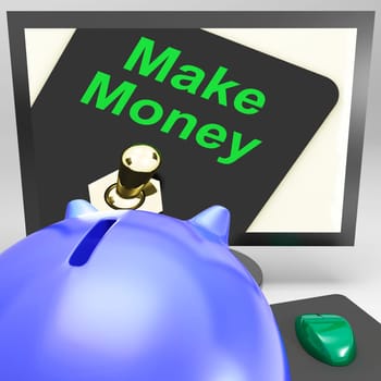 Make Money On Monitor Shows Investment Guide And Business Advices
