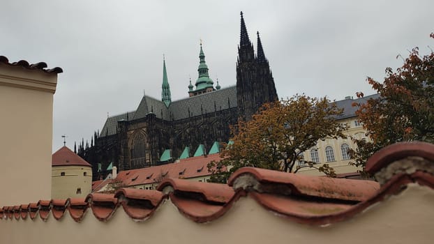 Prague Czech Republic Europe travel places history museum building historical church street building architecture famous place autumn nature landscape tour tourism background trees. High quality photo