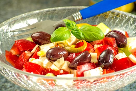 Greek farmer's salad