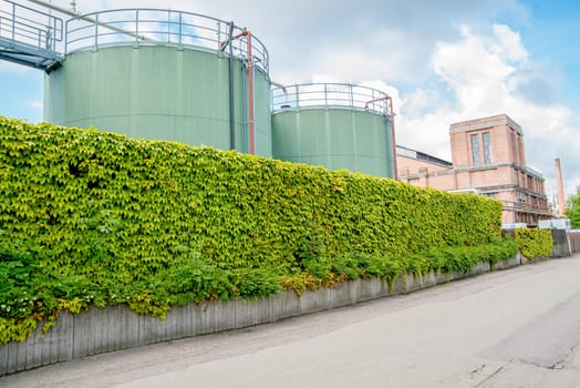old industrial plant