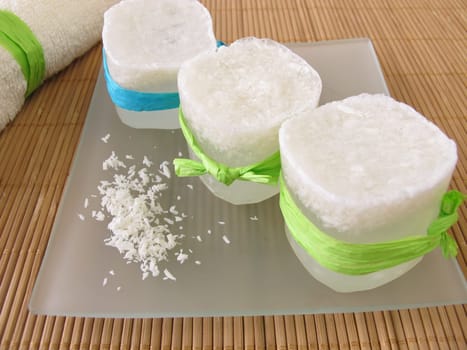 Handmade coconut soap