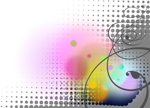 grid colors abstract ornament