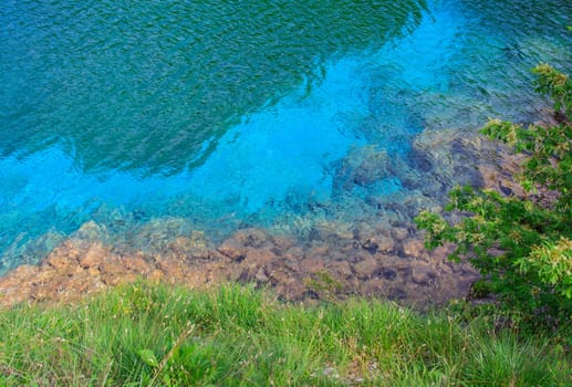 View of Cornino lake in Friuli Venezia Giulia, Italy