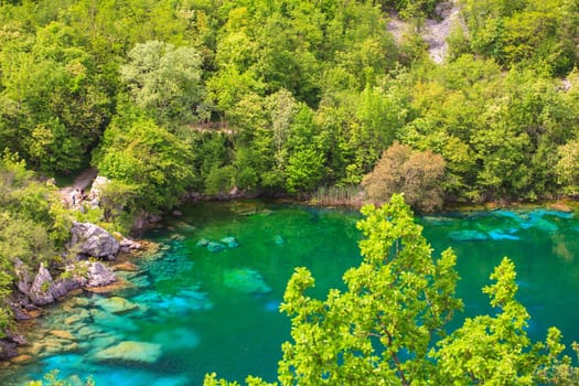 View of Cornino lake in Friuli Venezia Giulia, Italy
