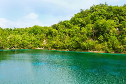 View of Cornino lake in Friuli Venezia Giulia, Italy