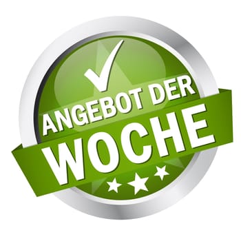 Button with banner " OFFER OF THE WEEK """