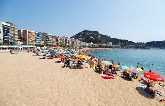 BLANES, BARCELONA, SPAIN - JUNE 2013