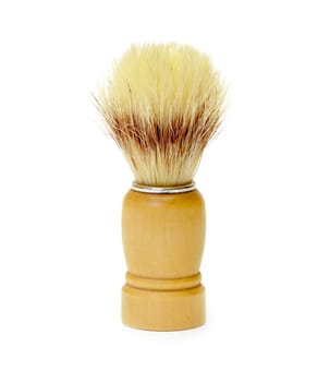 Shaving brush isolated on white