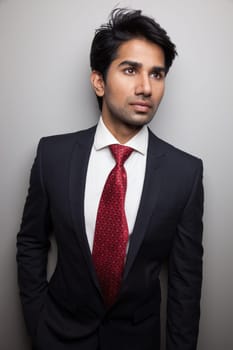 Confident Asian businessman