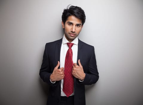 Confident Asian businessman