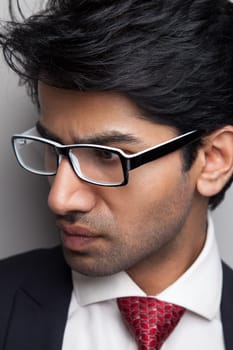 Businessman man with glasses