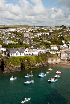 village of Port Isaac in Cornwall