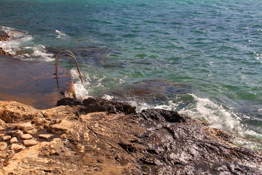 A staircase to the sea.