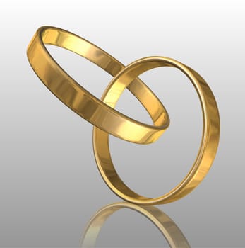 3d Illustrations of rings