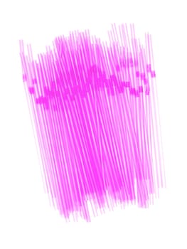 Drinking straws isloated against a white background