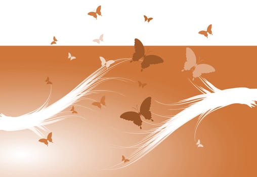 Abstract floral background