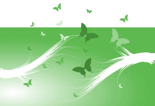 Abstract floral background