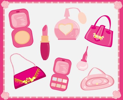 Accessories fashion Vector Set