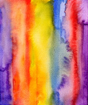Watercolor Abstract Pattern Stripes