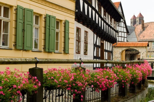 Old town in Quedlinburg (Harz,Germany)