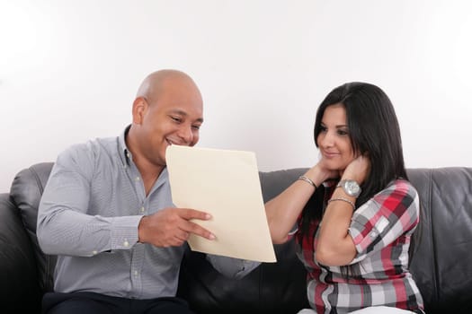 A realtor and a client