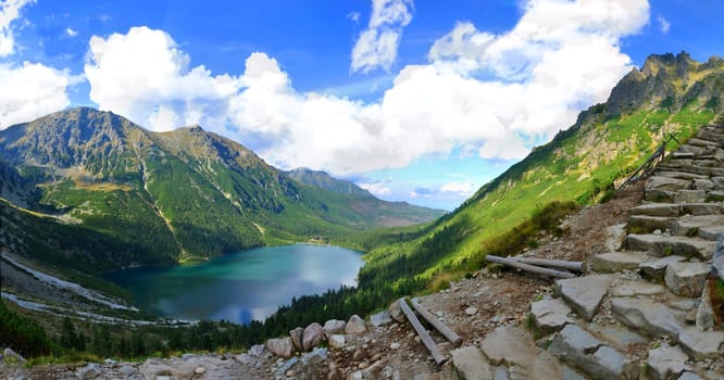 sea eye is the largest and fourth deepest lake in the tatra mountains