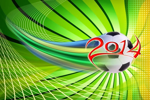 Football Background Brazil 2014
