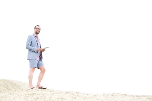 Outdoor businessman - work on the go