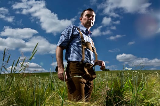Farmer in the field