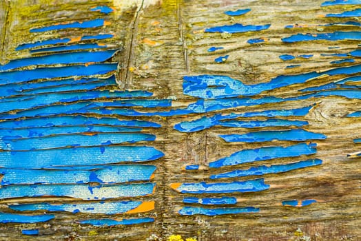 old board with paint residues