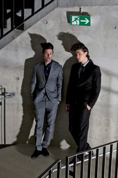 Two men in suits
