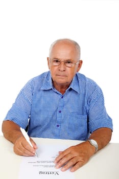 Senior at conclusion of contract