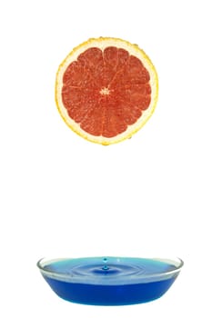 Grapefruit makes drops