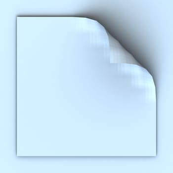Empty paper sheet for adv or others purpose use