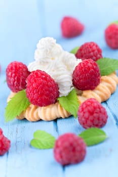 delicious raspberry dessert