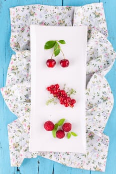 fresh fruit in summer
