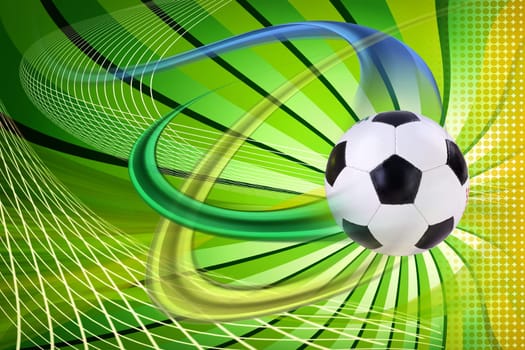 Football Background Brazil