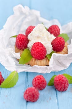 delicious raspberry dessert