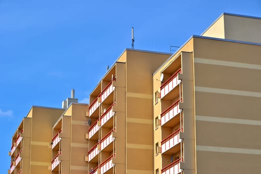 Prefabricated building in Magdeburg
