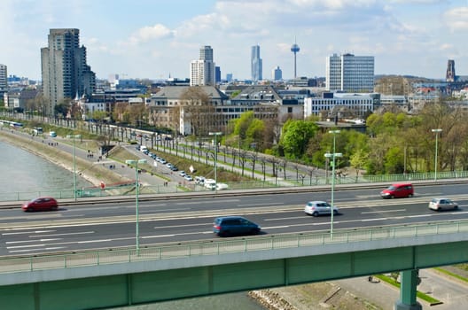 Zoobrücke in Cologne (Germany)