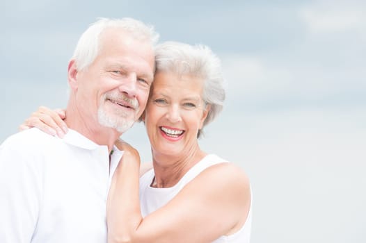 Portrait of a happy senior couple
