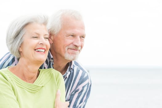 Portrait of a happy senior couple