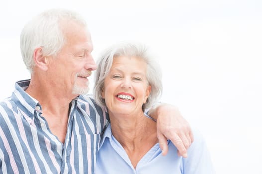 Portrait of a happy senior couple